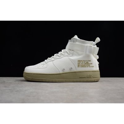 Nike Erkek Sf Air Force 1 Mid Beyaz Kaykay Ayakkabı Türkiye - MKIL4BRQ